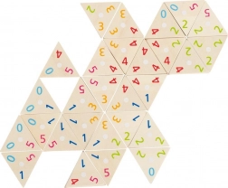 Tri-Domino drewniana gra od Goki