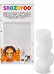 gąbeczki do farb do twarzy SNAZAROO, połówkowe, 10 szt.