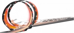 LED zestaw wyścigowy z loopingiem i efektami dźwiękowymi GO!!!