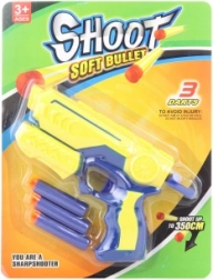 Pistolet na piankowe naboje dla dzieci