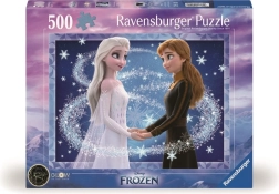 Ravensburger puzzle Disney Kraina Lodu Elsa i Anna 500 elementów świecące w ciemności