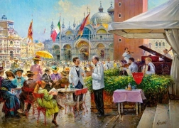 Puzzle CHERRY PAZZI – Piazza San Marco, Wenecja (1000 elementów)