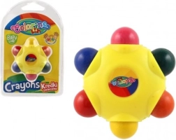 Kredki Woskowe Gwiazdki 6 Kolorów