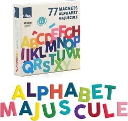 Vilac Drewniana magnetyczna abeceda duże litery