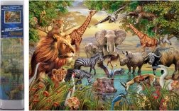 Norimpex malowanie diamentami Safari nad rzeką