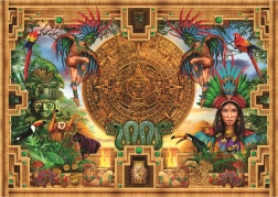 Puzzle Aztecko-Majskie Połączenie 2000 Elementów