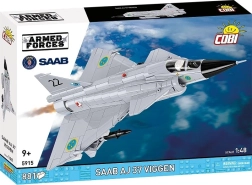 Zestaw konstrukcyjny SAAB JA 37 VIGGEN – 881 elementów (skala 1:48)