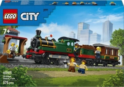 LEGO City Retro pociąg z lokomotywą parową