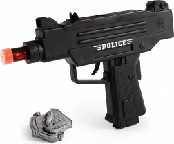 Policyjny pistolet maszynowy ze światłem i dźwiękiem 23 cm