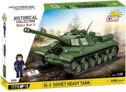 Klocki czołgu IS-3 – radziecki czołg ciężki 1:28