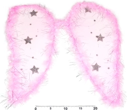 Karnawałowe anielskie skrzydła dla dzieci i dorosłych