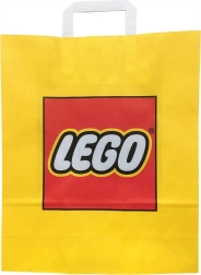 Reklamowa papierowa torba prezentowa Lego żółta 34 × 35 cm - 1 sztuka