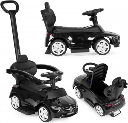 Jeździk z prowadnikiem MERCEDES C‑Class z interaktywną kierownicą – czarny