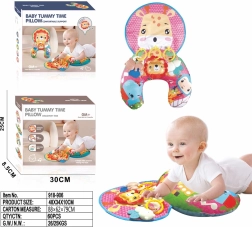 Sensoryczna poduszka dla najmłodszych żyrafa z odpinanymi zawieszkami