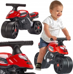 jeździk motorek FALK Racing czerwony z szerokimi kołami