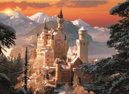 Puzzle Zimowy Zamek Neuschwanstein 3000 elementów Trefl