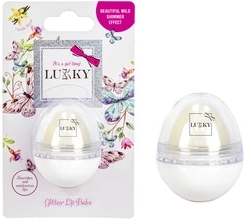 Lukky perłowy balsam do ust w kształcie jajka