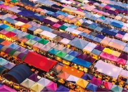 Puzzle tajski targ – 1000 elementów GIBSONS