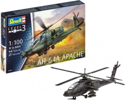 Plastikowy model śmigłowca REVELL AH-64A Apache 1:100