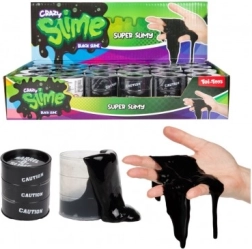 czarny szlam w beczce