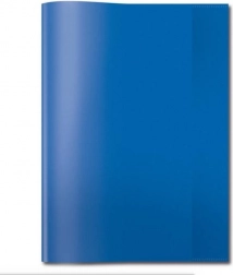 Niebieska przezroczysta okładka na zeszyt A5