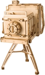 RoboTime 3D drewniane puzzle – zabytkowy aparat fotograficzny