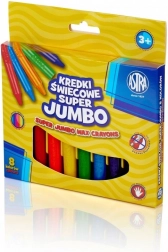 Astra kredki woskowe Super Jumbo 8 szt.