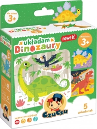 Układam puzzle z dinozaurami