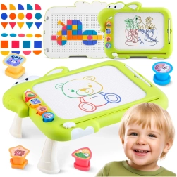 Ricokids magnetyczna tablica do rysowania ze stolikiem i mozaiką rk-823 - 1 sztuka