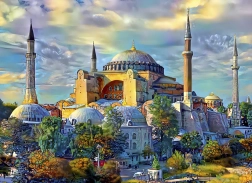 Puzzle BLUEBIRD Hagia Sophia Stambuł 1000 elementów