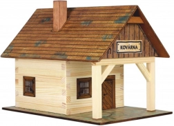 Drewniana sklejana zestaw konstrukcyjny Kuźnia