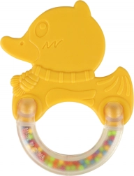 Grzechotka i gryzak w kształcie kaczki