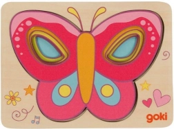 Warstwowe puzzle Motylki