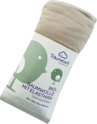 Träumeland prześcieradło z bawełny organicznej z elastanem uni antracyt