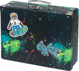 Baagl składany szkolny kufer Chill z okuciami