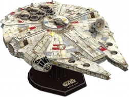 4D papierowy model STAR WARS Millennium Falcon ze stojakiem