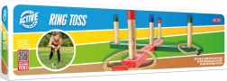 Tactic Active Play rzucanie kółek – zewnętrzna drewniana gra