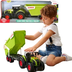 Interaktywny traktor Claas z przyczepą Dickie ze światłem i dźwiękiem