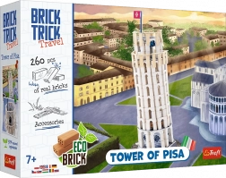 Ceglana konstrukcja BRICK TRICK Travel – Krzywa Wieża w Pizie (260 elementów)