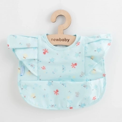 Luksusowy dziewczęcy śliniak z falbankami New Baby 35 × 27 cm