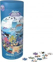 Okrągłe puzzle dla miłośników oceanów 1000 elementów RIDLEY'S GAMES