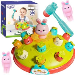 Woopie Baby interaktywna gra Uderz marchewkę