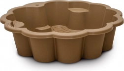 DOLONI piaskownica kwiat EKO brązowa