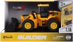 Ładowarka budowlana 1:16 na napęd cierny z światłem i dźwiękami