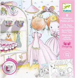 Książeczka z kolorowankami do odkrycia Księżniczka Pupi