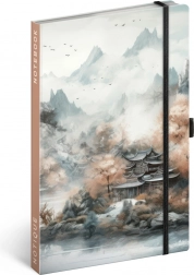 Liniowany notatnik Notique Japonia 13 × 21 cm