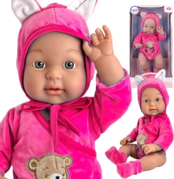 Lalka niemowlę w ubranku Miś WOOPIE