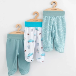 Półśpiochy dziecięce NEW BABY Classic II, 3 szt., chłopiec, rozm. 62 (3–6 miesięcy)
