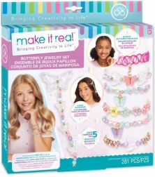 Zestaw do tworzenia biżuterii z motylkami dla kreatywnych dzieci