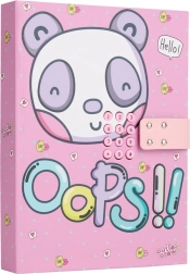 Dziennik A5 z zamkiem szyfrowym